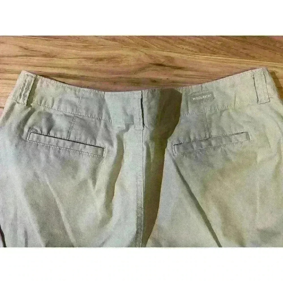 Woolrich Khakis Pants Women's Sz. 12 Cotton Blend Beige Straight Leg - Picture 5 of 5